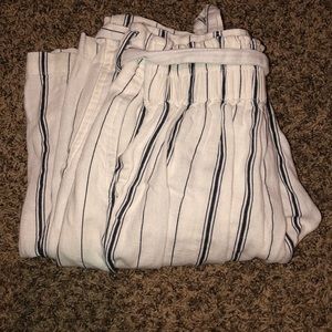 Stripped flowy pants